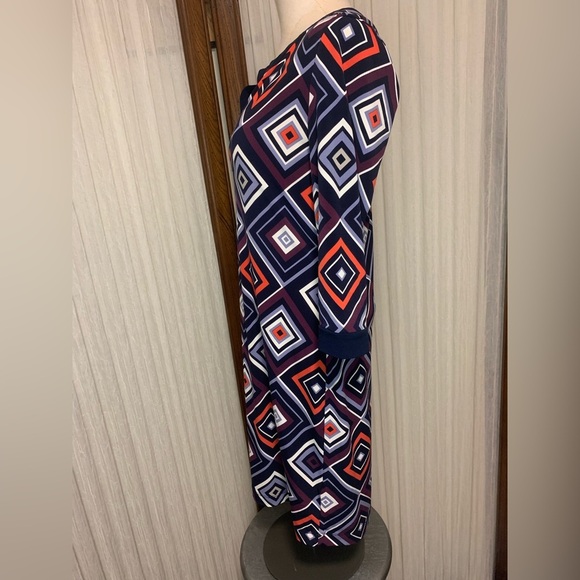 Banana Republic - Multicolored Geometric Jersey Shift Dress - Size S Small. - Picture 4 of 7